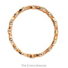 Diamond Eternity Stackable Band in 14k Rose Gold - Thumbnail 2