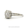 .85cttw Round Brilliant Cut Diamond Cluster Ring in 14k White Gold - Thumbnail 2