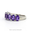 Side profile of the Le Vian amethyst band - Thumbnail 2