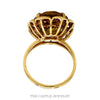 Front-facing view of the oval citrine ring showing the split shank - Thumbnail 3