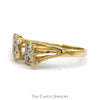 Diamond "MOM" Ring With .10 CTTW Diamonds In 10 KT Yellow Gold - Thumbnail 3