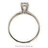 3/4ct Round Diamond Solitaire Engagement Ring in 14k White Gold 4 Prong Mounting - Thumbnail 2
