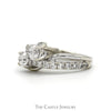 2cttw Ever Us Double Diamond Bypass Designer Ring with Accented Sides in 14k White Gold - Thumbnail 3