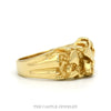 14k Yellow Gold Nugget Textured Ring - Size 10.25 - Thumbnail 2