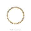 1cttw Diamond Circle of Love Pendant in 14k Yellow Gold - Thumbnail 1