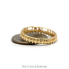 1cttw Diamond Circle of Love Pendant in 14k Yellow Gold - Thumbnail 3