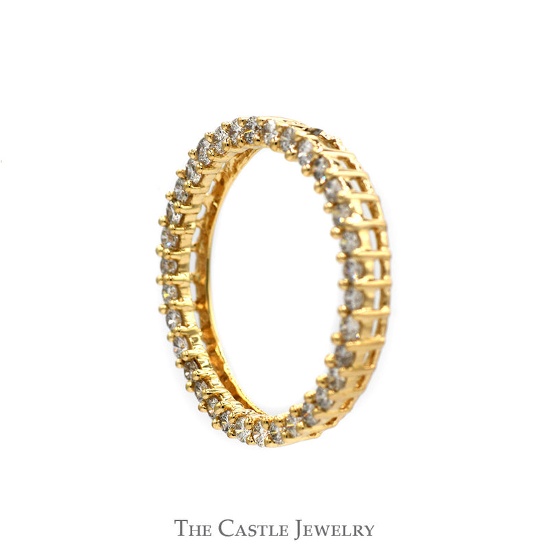 1cttw Diamond Circle of Love Pendant in 14k Yellow Gold