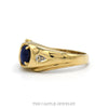 Side profile of the 10k yellow gold Lindy star ring - Thumbnail 2