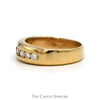 6 Channel Set Diamond Wedding Band in 14k Yellow Gold - Size 6.5 - Thumbnail 3