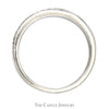 Round Brilliant Cut Diamond Wedding Band in 14k White Gold - Thumbnail 2
