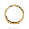 Tri-Tone Open Designed Band in 14k White, Yellow & Rose Gold - Thumbnail 2