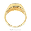 1/2ct Round Bezel Set Diamond Ring in Polished 14k Yellow Gold - Thumbnail 2