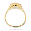 Men's Round Blue Diamond Cluster Ring in 14k Yellow Gold - Thumbnail 3