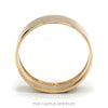 Front-facing view of the 14th degree Scottish Rite band in 10k yellow gold - Thumbnail 3