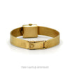 Rolex-signed fold-over clasp on the 14k yellow gold mesh bracelet - Thumbnail 5