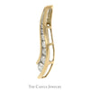 1/2cttw Diamond Journey Style Pendant in 10k Yellow Gold - Thumbnail 2