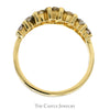 1cttw Multi Row Channel Set Diamond Gabriel & Co Designer Ring in 14k Yellow Gold - Thumbnail 2