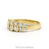 1cttw Multi Row Channel Set Diamond Gabriel & Co Designer Ring in 14k Yellow Gold - Thumbnail 3