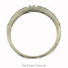 1/4cttw Round Diamond Wedding Band in 10k White Gold - Thumbnail 2