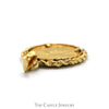 1988 Liberty Coin Pendant in 14k Yellow Gold Rope Bezel & Bail - Thumbnail 3
