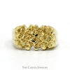 Nugget Style Men's Ring in 10k Yellow Gold - Thumbnail 1
