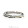.20cttw Round Diamond Wedding Band in 10k White Gold - Thumbnail 3