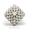 2.50ctw Round Brilliant Diamond Cluster Cocktail Ring in 14k White Gold