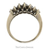 1cttw 7 Marquise Cut Diamond Band in 14k White Gold - Thumbnail 2