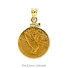 1909 Gold Liberty Coin Pendant in 14k Yellow Gold Bail & Bezel - Thumbnail 2