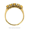 5 Round Citrine Band in 10k Yellow Gold - Thumbnail 2
