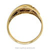 Front-facing view of the 10k two-tone Harley-Davidson gold ring - Thumbnail 3