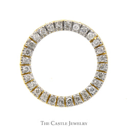 1/2cttw Diamond Circle of Love Pendant in 14k Yellow Gold