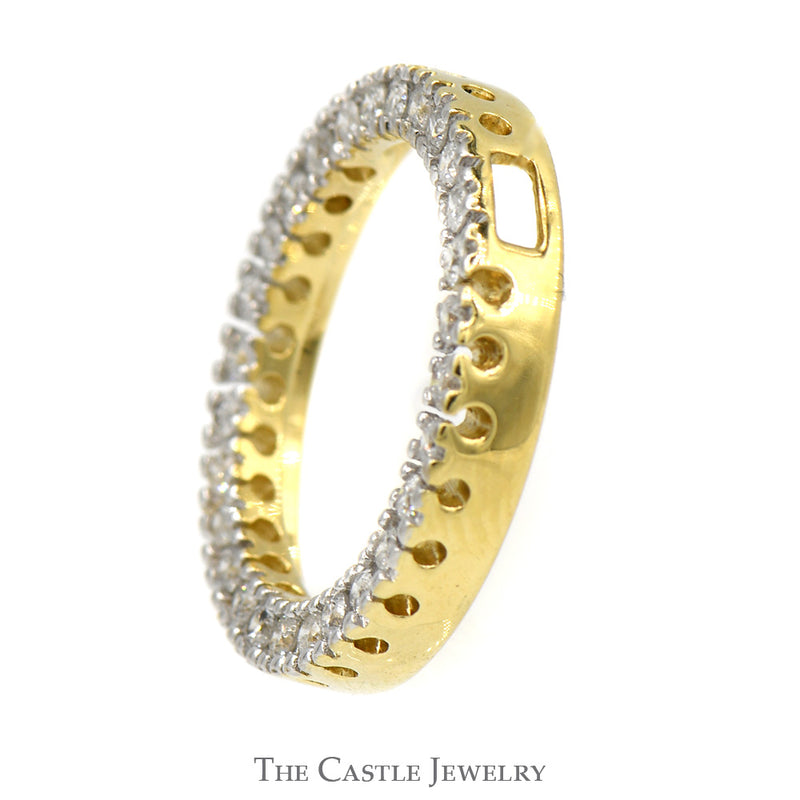 1/2cttw Diamond Circle of Love Pendant in 14k Yellow Gold