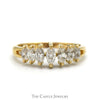 1cttw 7 Marquise Diamond Band in 14k Yellow Gold - Thumbnail 1