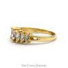 1cttw 7 Marquise Diamond Band in 14k Yellow Gold - Thumbnail 3