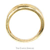 14k Yellow Gold Claddagh Designed Wedding Band - Size 5 - Thumbnail 2
