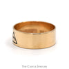 14th Degree Scottish Rite Masonic 8mm Band with Inscription in 10k Yellow Gold - Thumbnail 3
