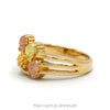 Side profile of the 10k BHG grape leaf ring - Thumbnail 2