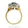 Front-facing view of the 10k yellow gold Eastern Star filigree ring - Thumbnail 3