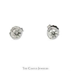 1/2cttw Tension Set Diamond Stud Earrings in 14k White Gold