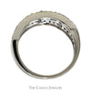1/4cttw Diamond Accented Open Heart Band in 10k White Gold - Thumbnail 2