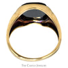 Intaglio Men's Ring in 10k Yellow Gold - Size 10 - Thumbnail 2