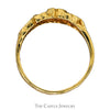 Textured Nugget Designed Ring in 10k Yellow Gold - Thumbnail 2