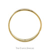 Illusion Set Diamond Accented Etched Cross Band in 10k Yellow Gold - Thumbnail 2