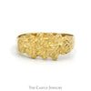 Diamond Cut Nugget Style Ring in 14k Yellow Gold - Thumbnail 1