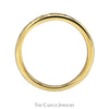 1/4cttw Round Channel Set Diamond Wedding Band in 14k Yellow Gold - Thumbnail 2