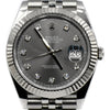 41mm Rolex Datejust 126334 with Gray Slate Diamond Dial and Jubilee Band in Stainless Steel - Thumbnail 3