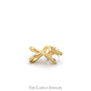 1/4ct Round Diamond Solitaire Pendant in 10k Yellow Gold Split Bail - Thumbnail 2