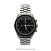 OMEGA Speedmaster Moonwatch Professional with Black Dial and Bezel in Stainless Steel - Thumbnail 1