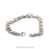 Tiffany & Co. Designer 16 inch Cable Chain with Dangling Heart Charm in Sterling Silver Includes Extras - Thumbnail 4